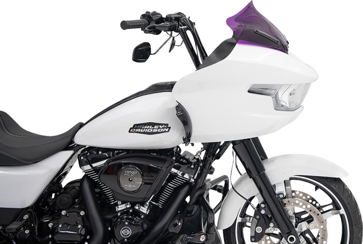 Klock Werks Windshield Flare 10" Sport Purple 23 24 Fltr Windshield Oem Harley Type Klock Werks
