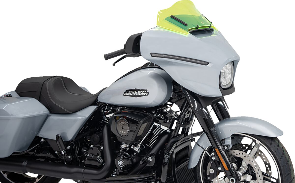 Klock Werks Windshield Flare 8" Grn Ice 23 24 Flh Windshield Oem Harley Type Klock Werks