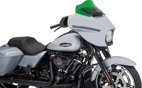 Klock Werks Windshield Flare 8" Green 23 24 Flh Windshield Oem Harley Type Klock Werks