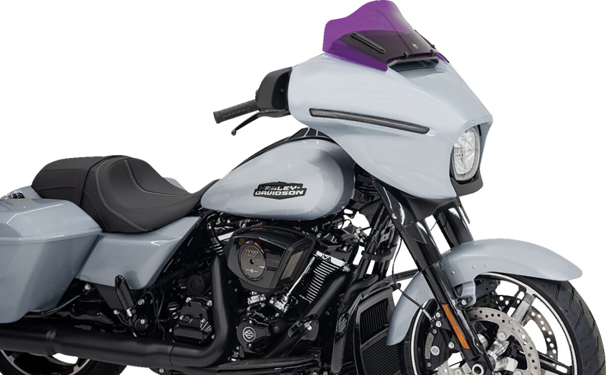Klock Werks Windshield Flare 8" Purple 23 24 Flh Windshield Oem Harley Type Klock Werks