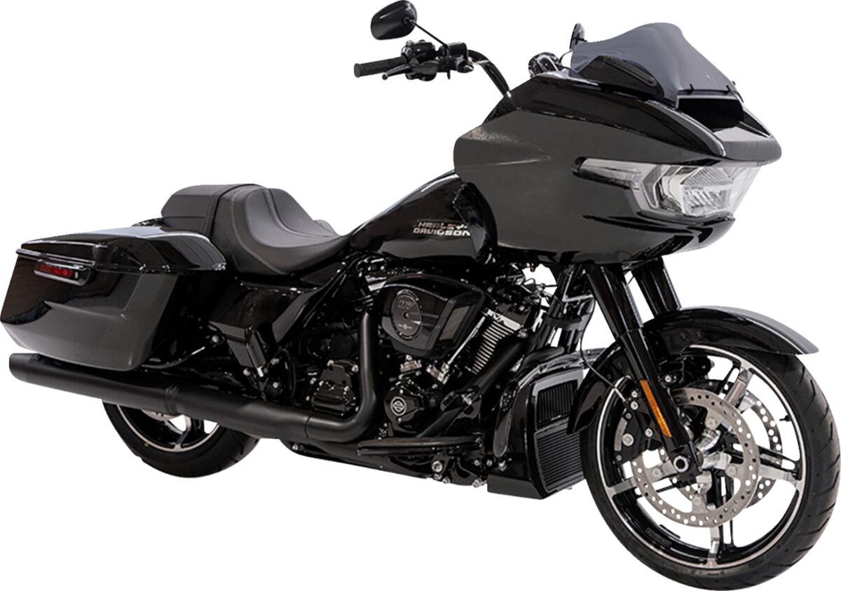 Klock Werks Windshield Flare 8" Sport 23 24 Fltr Dark Smoke Windshield Oem Harley Type Klock Werks