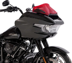 Klock Werks Windshield Flare 8" Sport 23 24 Fltr Red Windshield Oem Harley Type Klock Werks