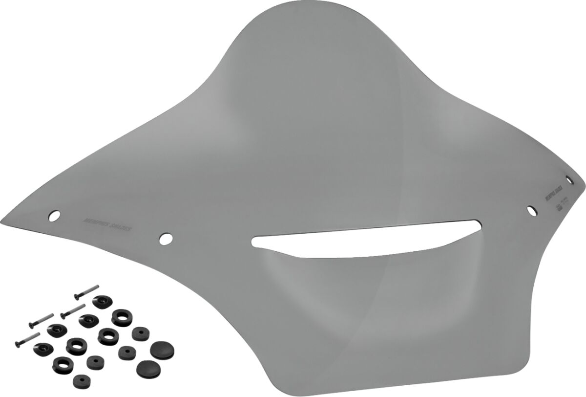 Memphis Shades Metric Windshield Brl Race Bubble 15 WINDSHIELD-OEM HARLEY TYPE Memphis Shades