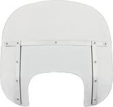 13" Windshield Memphis Fats, Clear & Polished Mount Kit - 18+ Softail Windshield Memphis Shades Default Title