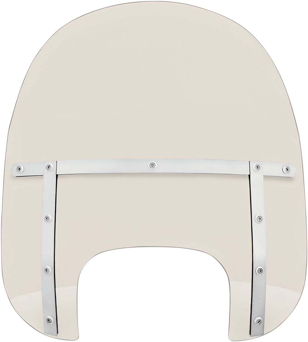 Memphis Shades Hd 17" Windshield Memphis Fats, Solar & Polished Mount Kit - 18+ Softail Windshields Memphis Shades