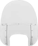 Memphis Shades Hd 19" Windshield Memphis Fats, Clear & Polished Mount Kit - 18+ Softail Windshield Memphis Shades