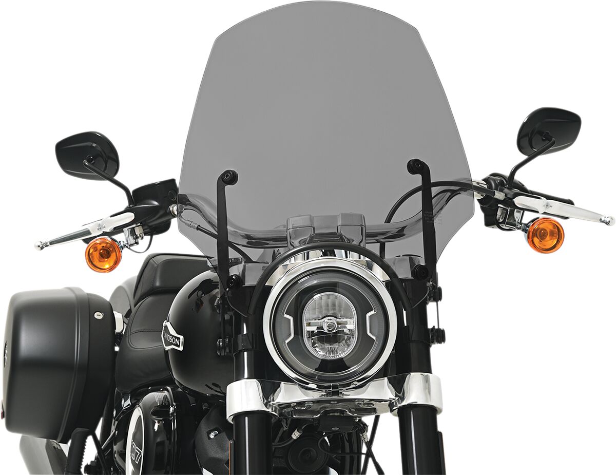 Memphis Shades Hd Wshld 9 El Paso 17 Bk Smk WINDSHIELD-UNIVERSAL HARLEY TY Memphis Shades