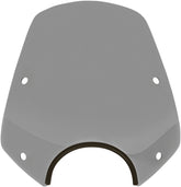 Memphis Shades Hd Windshield Del Rey Sportshield, Black Smoke - Sportster & Dyna & Softail Windshield Memphis Shades