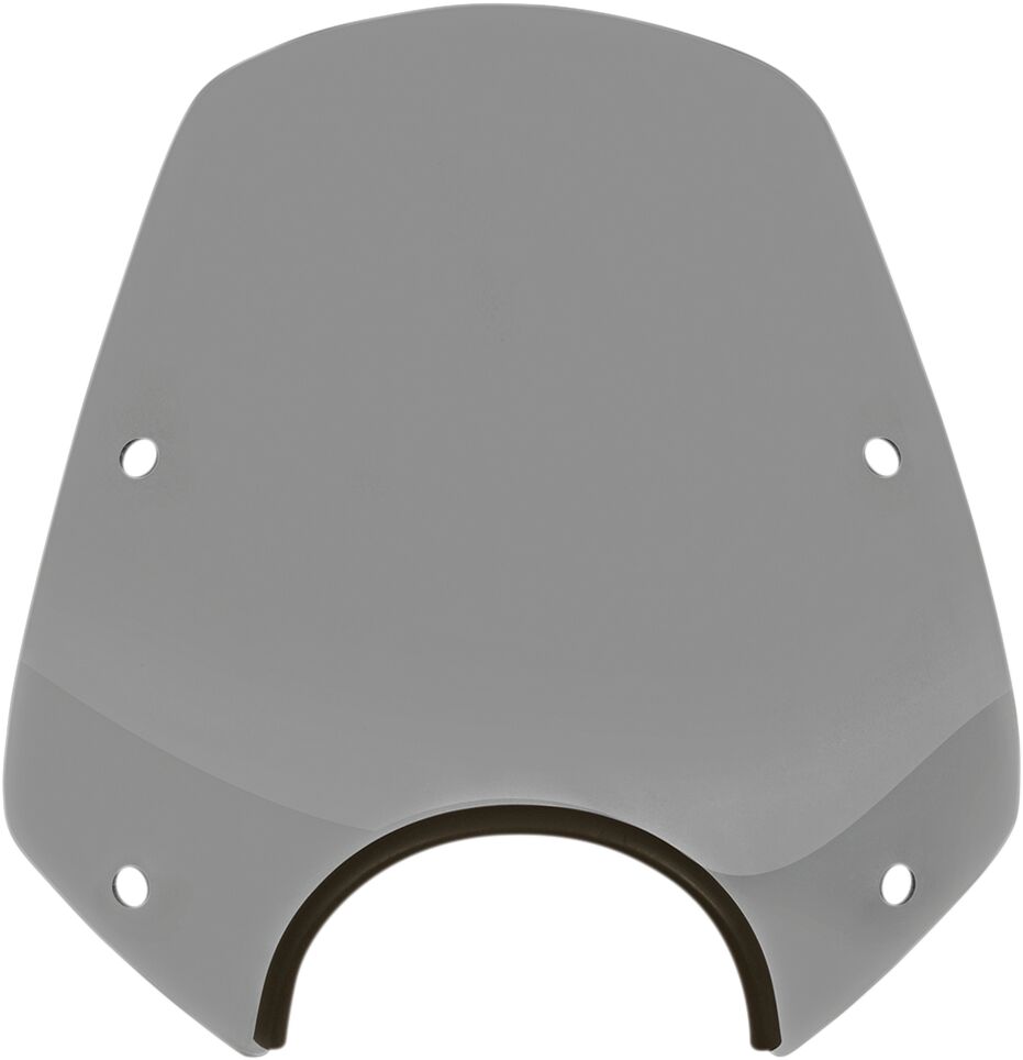 Memphis Shades Hd Windshield Del Rey Sportshield, Black Smoke - Sportster & Dyna & Softail Windshield Memphis Shades