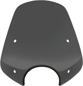 Memphis Shades Hd Windshield Del Rio Sportshield, Dark Black Smoke - Sportster & Dyna & Softail & 18+ Softail & V-Rod Windshield Memphis Shades