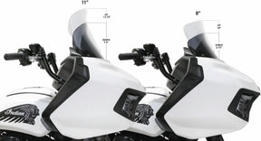 Klock Werks Windshield Flr 11" T Chgr Windshields Klock Werks