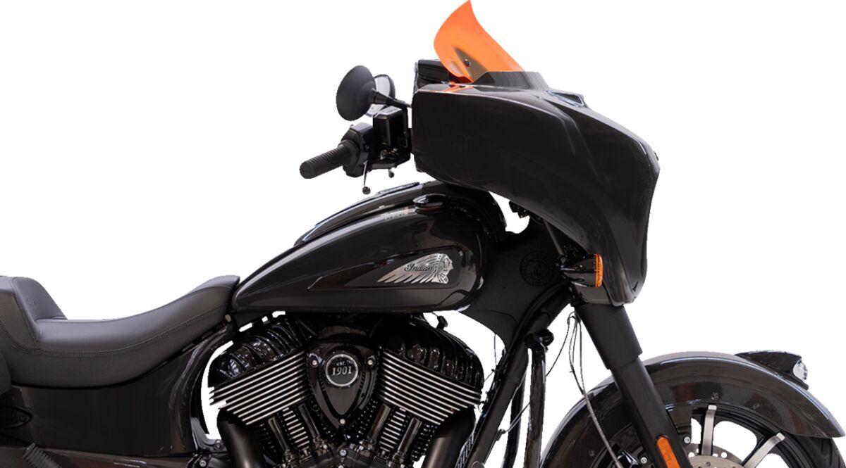 Klock Werks Windshield Flare 10" Kolor Orange Ice Windshield Klock Werks