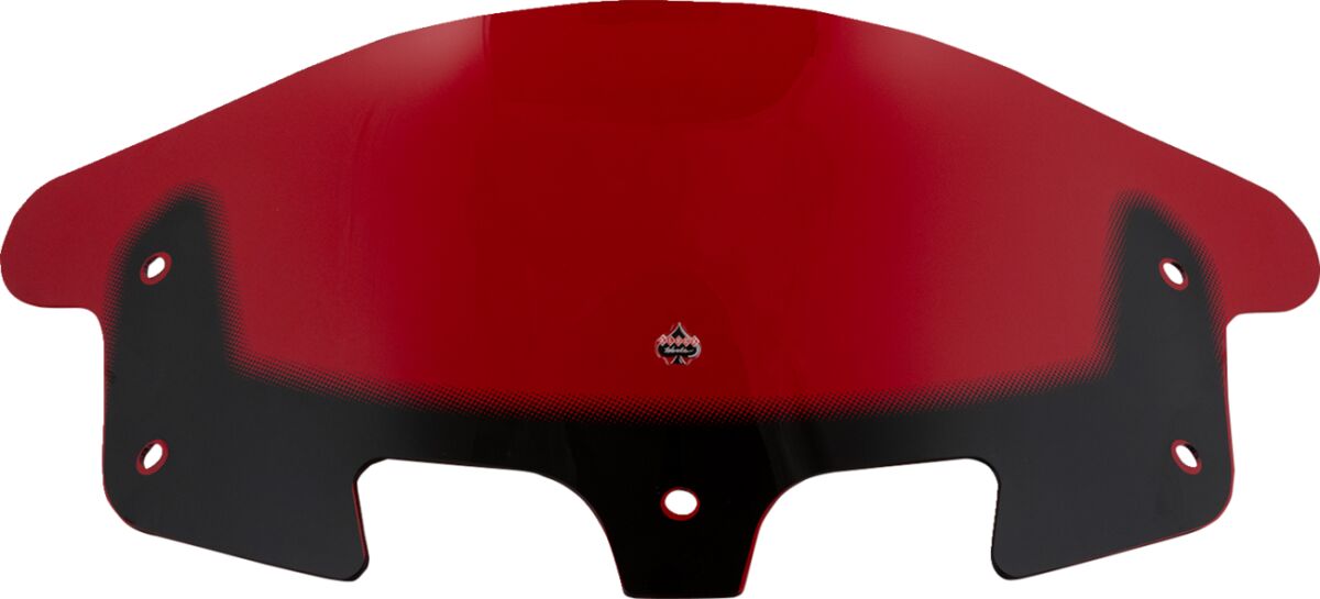 Klock Werks Windshield Flare 10" Kolor Red Windshield Klock Werks