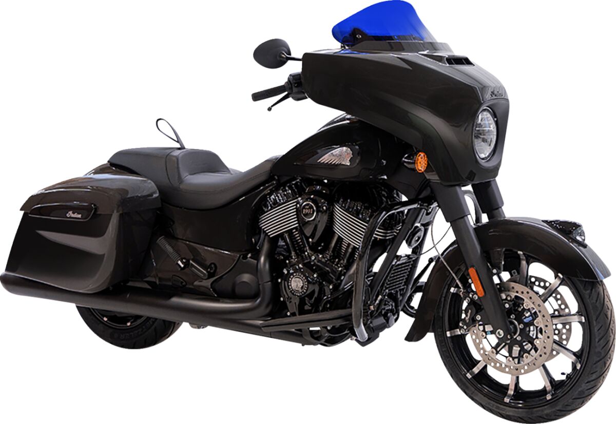 Klock Werks Windshield Flare 10" Kolor Blue Windshield Klock Werks