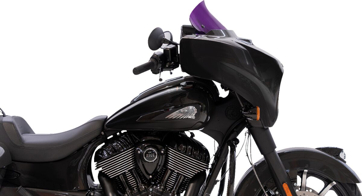Klock Werks Windshield Flare 10" Kolor Purple Windshields Klock Werks