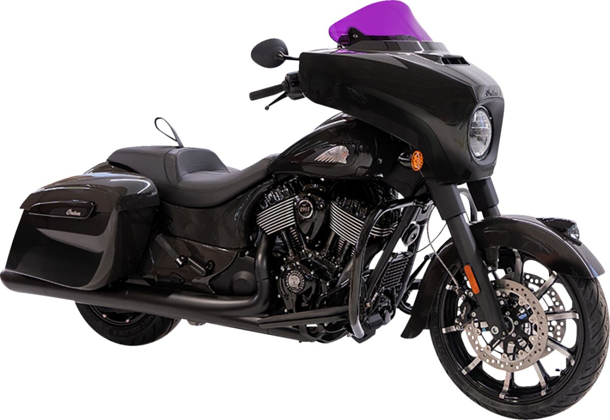 Klock Werks Windshield Flare 10" Kolor Purple Windshields Klock Werks