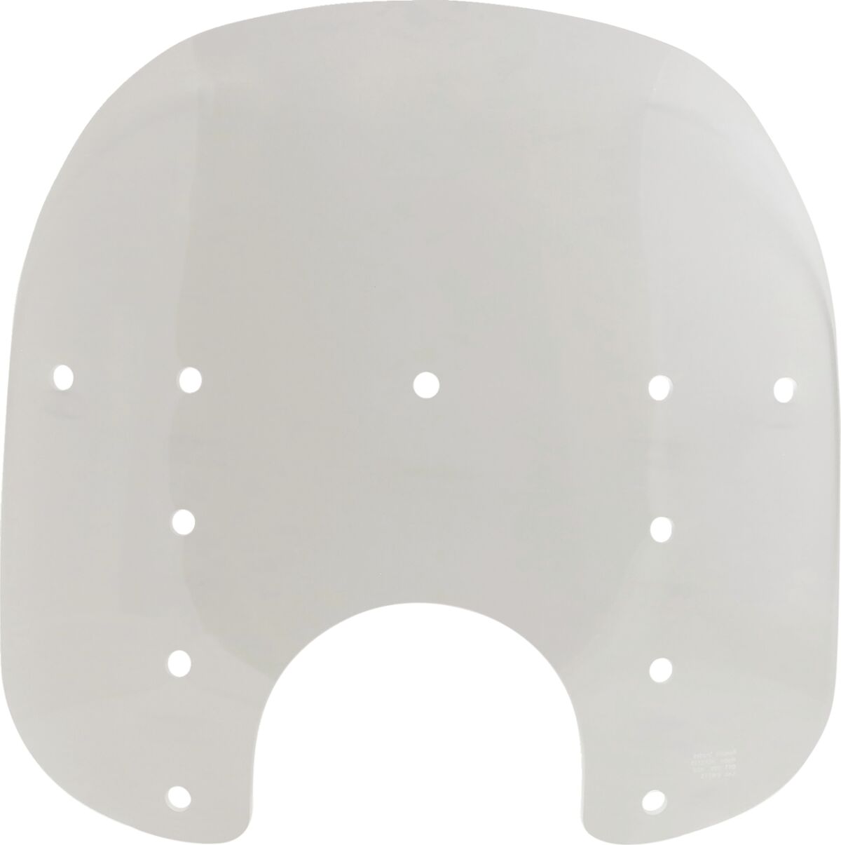 Memphis Shades Metric Fats 15 Plastic Clear WINDSHIELD-UNIVERSAL STREET TY Memphis Shades