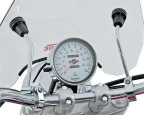 Slipstreamer Windshield Spitfire 15 W/Chrom WINDSHIELD-UNIVERSAL STREET TY Slipstreamer