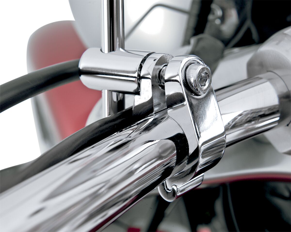 Slipstreamer Windshield Spitfire 15 W/Chrom WINDSHIELD-UNIVERSAL STREET TY Slipstreamer