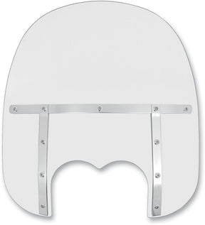 Memphis Shades Hd 17" Windshield Memphis Fats, Clear - 08-17 Dyna Fat Bob Windshields Memphis Shades