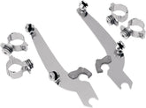 Memphis Shades Hd Mnt Kit Tl S/S Hd Narr WINDSHIELD-HARDWARE KITS-PARTS Memphis Shades