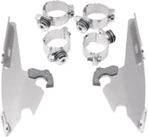 Memphis Shades Hd Batwing Fairing Trigger-Lock® Mounting Hardware, Polished - Dyna & Rocker C & 18+ Softail Windshield Hardware Kits Memphis Shades