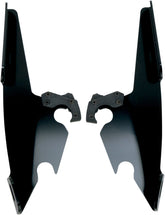 Memphis Shades Hd Plate Kit Tl F/S Dyna Blk WINDSHIELD-HARDWARE KITS-PARTS Memphis Shades