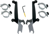 Memphis Shades Hd Sportshield Trigger-Lock™ Mounting Hardware, Black - Sportster & Dyna & Rocker C & 18+ Softail Windshield Hardware Kits Memphis Shades