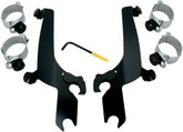 Memphis Shades Hd Mnt Kit Tl S/S Hd Blk WINDSHIELD-HARDWARE KITS-PARTS Memphis Shades
