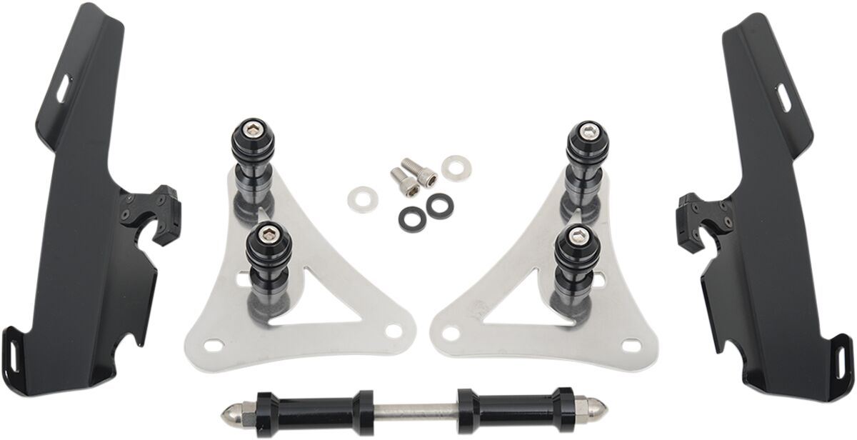 Memphis Shades Hd Mnt Kit Tl F/S Sprgr Blk WINDSHIELD-HARDWARE KITS-PARTS Memphis Shades