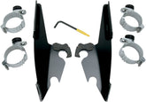 Memphis Shades Hd Memphis Fats / Slim Trigger-Lock® Mounting Hardware, Black - Sportster & Dyna & Rocker C & 18+ Softail Windshield Hardware Kits Memphis Shades