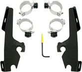 Memphis Shades Hd Mnt Kit Tl F/S Hd Blk WINDSHIELD-HARDWARE KITS-PARTS Memphis Shades