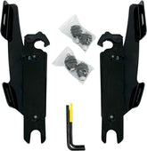 Memphis Shades Hd Hardware Flst Wo/Lb Blk WINDSHIELD-HARDWARE KITS-PARTS Memphis Shades