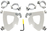 Memphis Shades Hd Mnt Kit Gauntlet Fxd Pol WINDSHIELD-HARDWARE KITS-PARTS Memphis Shades