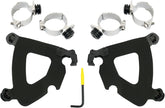 Gauntlet™ Fairing Trigger-Lock® Mounting Hardware, Black - Dyna & +18 Softail Fairing Brackets Memphis Shades Default Title