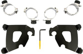 Cafe Fairing Trigger-Lock® Mounting Hardware, Black - Dyna & +18 Softail Fairing Brackets Memphis Shades Default Title
