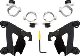 Memphis Shades Hd Cafe Fairing Trigger-Lock® Mounting Hardware, Black - 96-18 Sportster Windshield Hardware Kits Memphis Shades