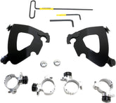 Gauntlet Fairing Trigger-Lock Mounting Hardware, Black - 11-19 Sportster XL Fairing Brackets Memphis Shades Default Title