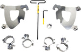 Gauntlet™ Fairing Trigger-Lock® Mounting Hardware, Polished- 11-19 Sportster Fairing Brackets Memphis Shades Default Title