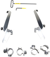 Memphis Shades Hd Sportshield Trigger-Lock™ Mounting Hardware, Polished - 11-19 Sportster Windshield Hardware Kits Memphis Shades