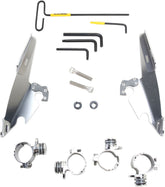 Memphis Shades Hd Batwing Fairing Trigger-Lock® Mounting Hardware, Polished - 10-15 Sportster Forty-Eight Windshield Hardware Kits Memphis Shades