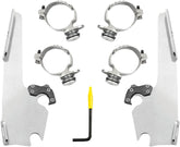 Memphis Fats / Slim Trigger-Lock® Mounting Hardware, Polished - Dyna & Softail Fairing Brackets Memphis Shades Default Title