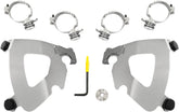 Gauntlet Fairing Trigger-Lock Mounting Hardware, Polished - 14-17 Dyna Fairing Brackets Memphis Shades Default Title