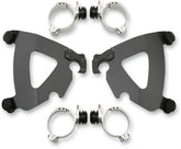 Memphis Shades Hd Mnt Kit Rw 06+ Fxdwg Blk Memphis Shades
