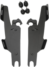 Memphis Shades Hd Memphis Fats / Slim Trigger-Lock® Mounting Hardware, Black - 18-24 Softail Windshield Hardware Kits Memphis Shades