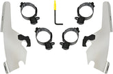 Memphis Shades Hd Mnt Kit Bw Flsb Pol WINDSHIELD-HARDWARE KITS-PARTS Memphis Shades