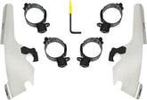 Memphis Shades Hd Mnt Kit F/S Flsb Pol WINDSHIELD-HARDWARE KITS-PARTS Memphis Shades