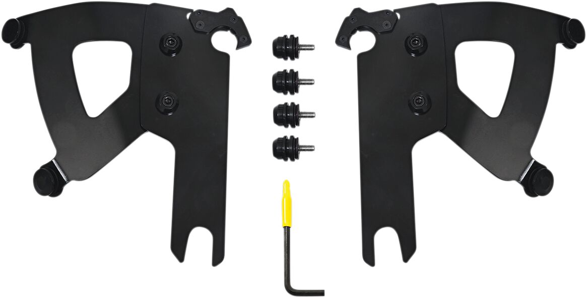 Memphis Shades Hd Mnt Kt Rd Warr Flhrs/Xs B WINDSHIELD-HARDWARE KITS-PARTS Memphis Shades