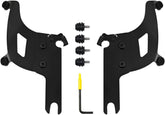 Memphis Shades Hd Mnt Kt Bul Flhrs/Xs Blk WINDSHIELD-HARDWARE KITS-PARTS Memphis Shades