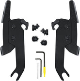 Memphis Shades Hd Memphis Fats / Slim Trigger-Lock® Mounting Hardware, Black - 18-21 Softail Windshield Hardware Kits Memphis Shades